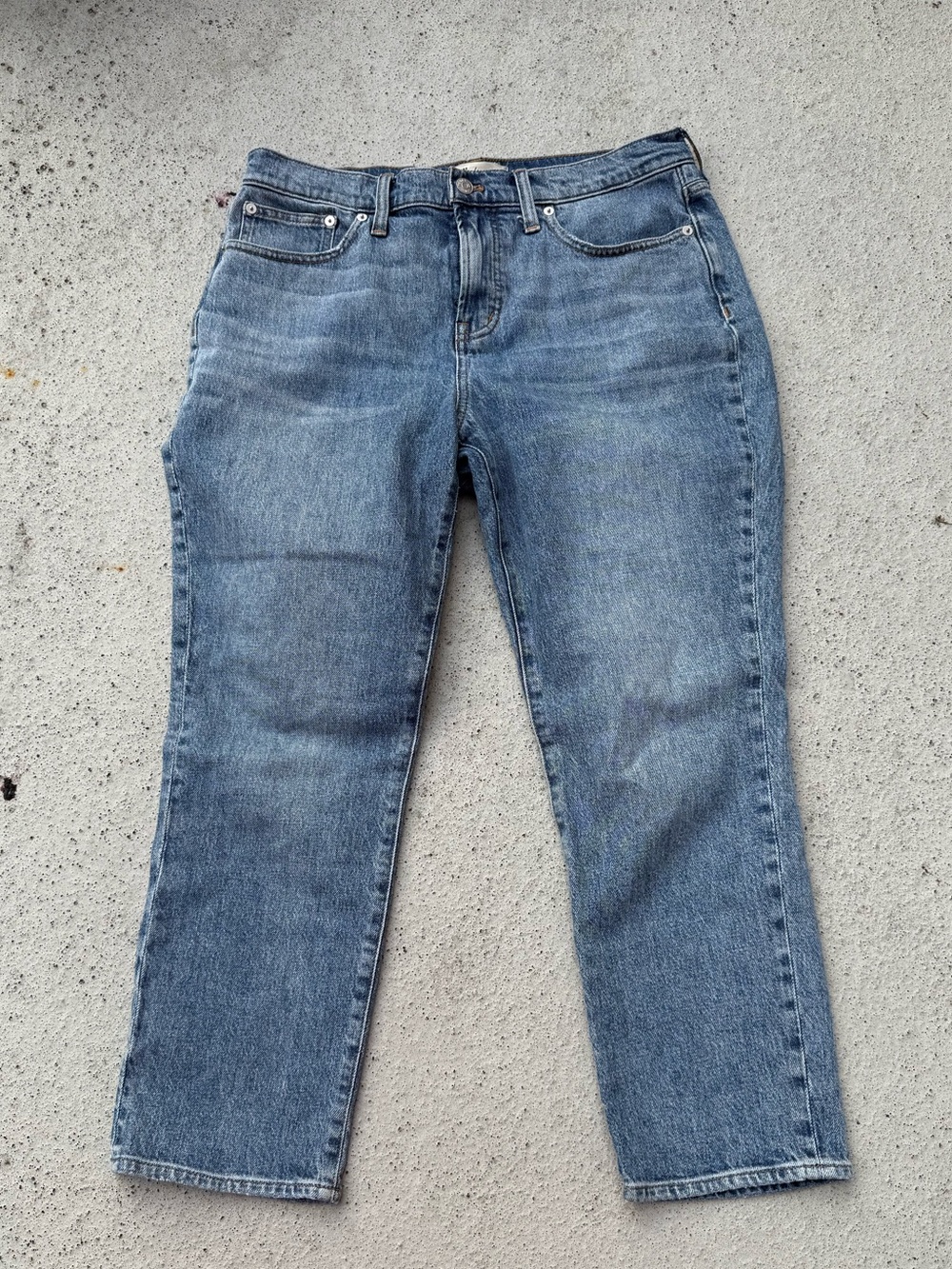 Madewell Medium Blue Denim Jeans - Label Detail Size 29 P